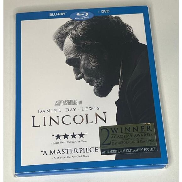 Lincoln Movie on DVD and Blu Ray - Picture 1 of 2